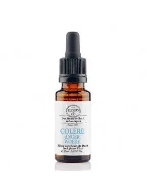 Elixirs and Co Elixir compose Bio Fleurs de Bach Colere 20 ml