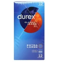 DUREX CLASSIC JEANS preservatif XL boite de 12
