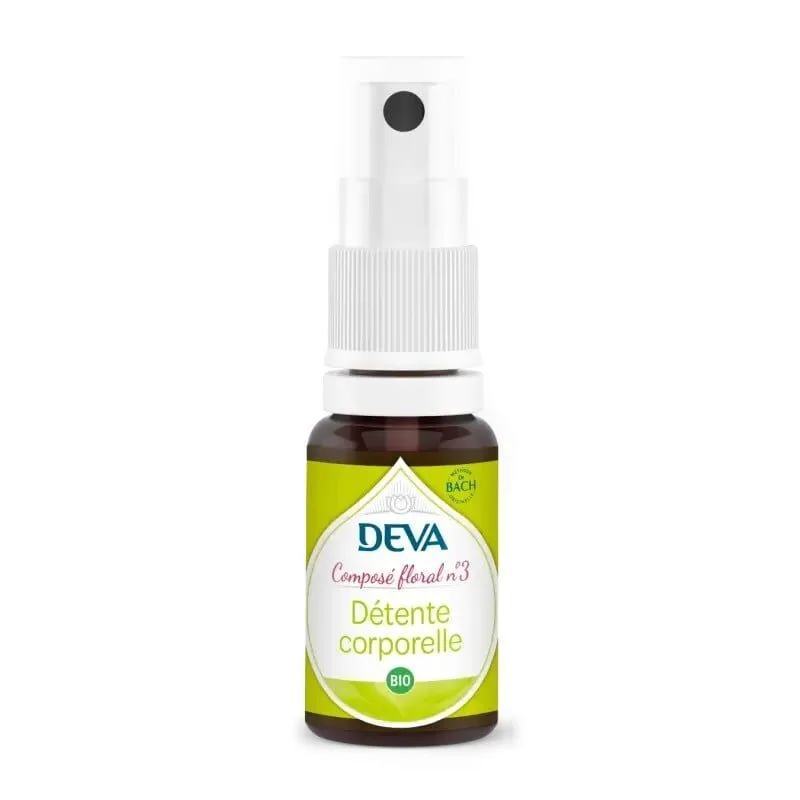 Deva Compose Floral Bach Detente Corporelle n°3 - spray 15 ml