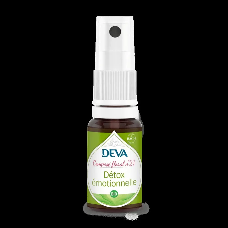 Deva Compose Floral Bach Detox Emotionnelle n°21 - spray 15 ml