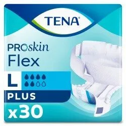 TENA Flex ProSkin Plus Large (L) - hanches 83-120 cm - Sachet/30