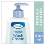 TENA ProSkin Wash Cream creme lavante 3-en-1 sans rincage - flacon pompe 500 ml