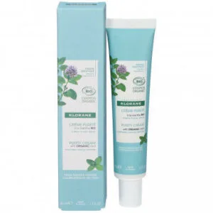 Klorane Menthe Aquatique BIO Creme Matifiante Purete Visage 40 ml