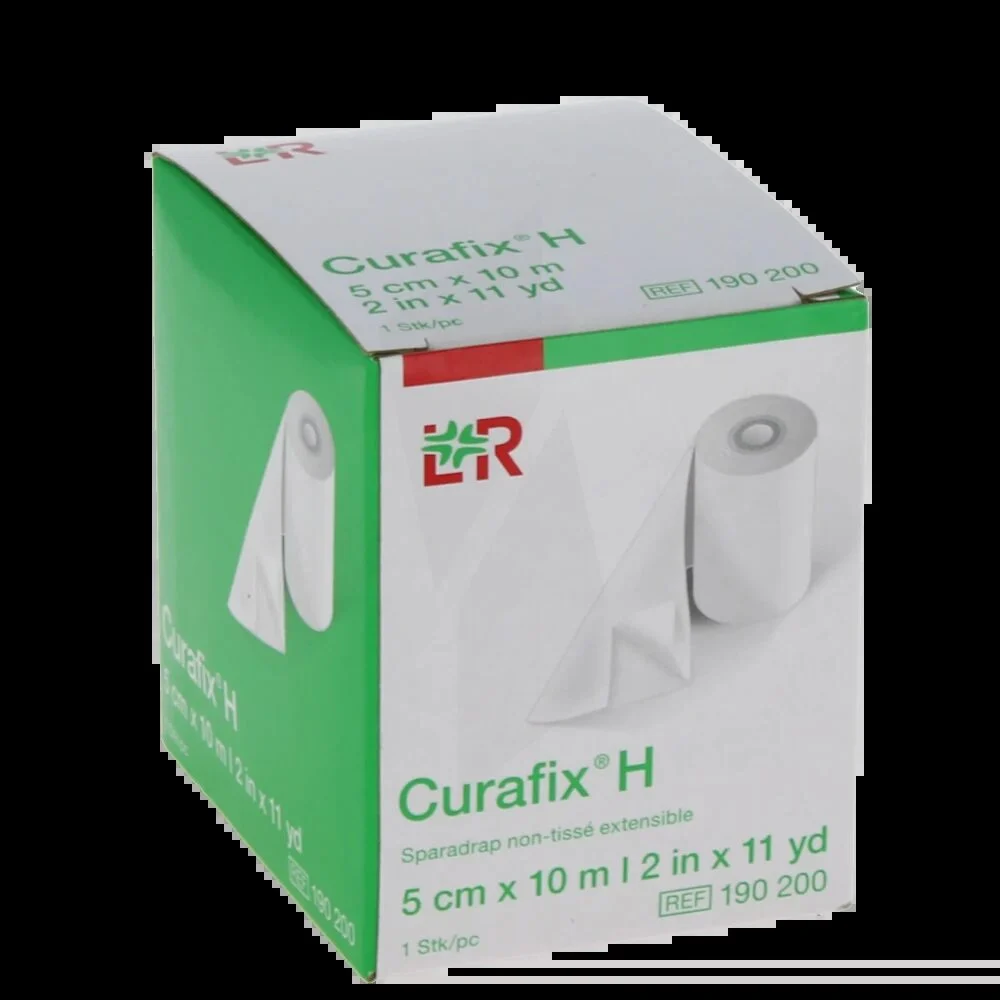 Curafix H Sparadrap non tissé extensible découpable 5cmx10 m