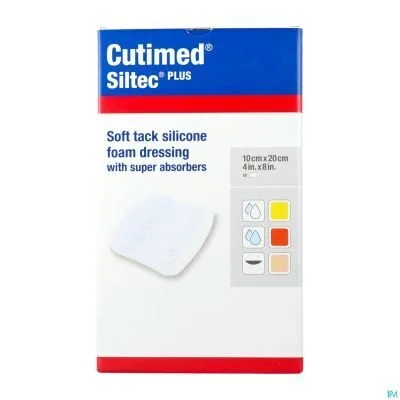 BSN Medical Cutimed Siltec Plus 10 x 20 cm boite de 10