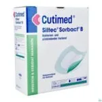 BSN Medical Cutimed Siltec Sorbact B 12,5 x 12,5 cm boite de 10