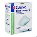 BSN Medical Cutimed Siltec Sorbact B 7,5 x 7,5 cm boite de 10