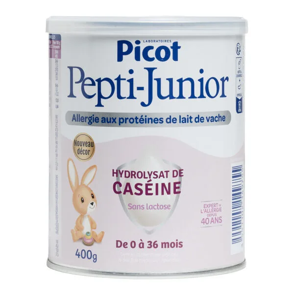Picot Pepti Junior hydrolysat de caséine lait 0-36 mois 400 g