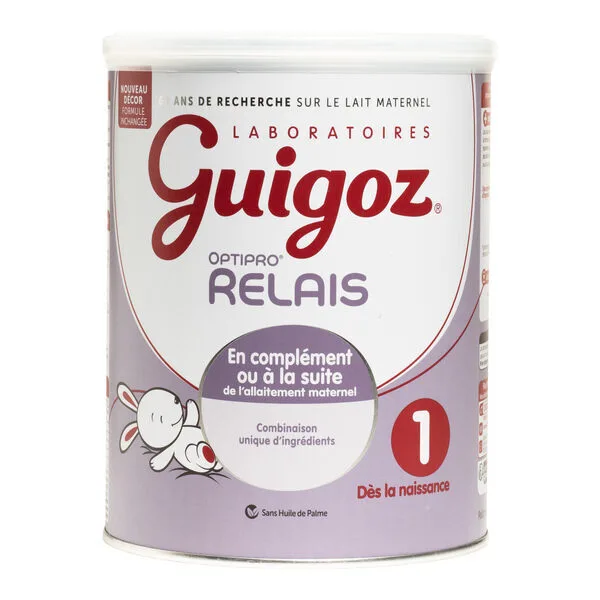 Guigoz Optipro Relais lait 1er âge 800 g