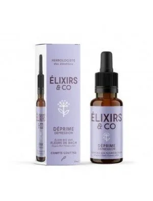 Elixirs and Co Elixir compose Bio Fleurs de Bach Deprime 20 ml