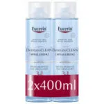 EUCERIN DermatoClean Lotion micellaire 3 en 1 lot de 2 x 400 ml