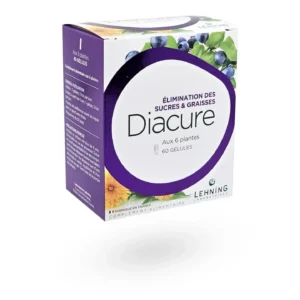 Lehning Diacure Élimination des Sucres et Graisses 60 gélules
