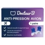 Docteur B Bouchons d'oreilles anti-pression avion 1 paire