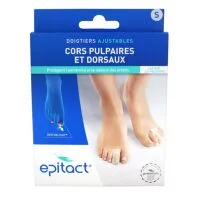 EPITACT Doigtiers ajustables cors pulpaires et dorsaux taille S (23 mm) B/2