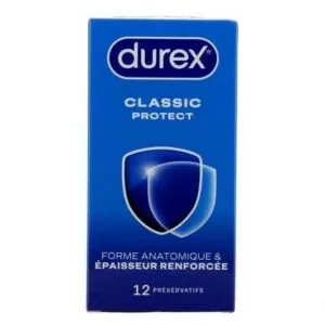 DUREX CLASSIC PROTECT preservatif avec reservoir boite de 12