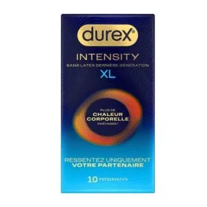 DUREX INTENSITY preservatif XL boite de 10