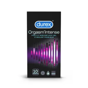 DUREX ORGASM'INTENS preservatif boite de 10