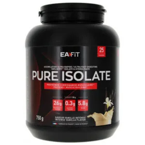 EAFIT Pure Isolate vanille pot de 750 g