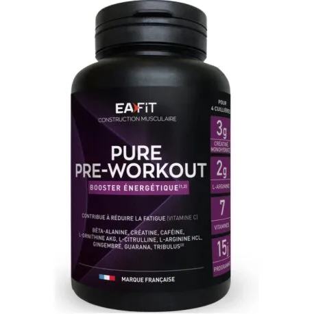 EAFIT Pure Pre-Workout fruits rouges pot de 330 g