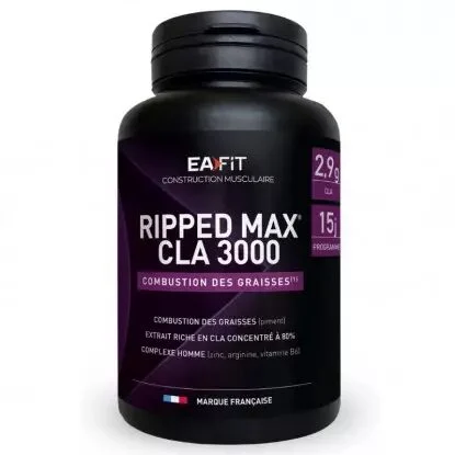 EAFIT Ripped Max CLA 3000 boite de 60 capsules