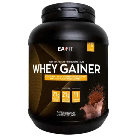 EAFIT Whey Gainer chocolat pot de 750 g