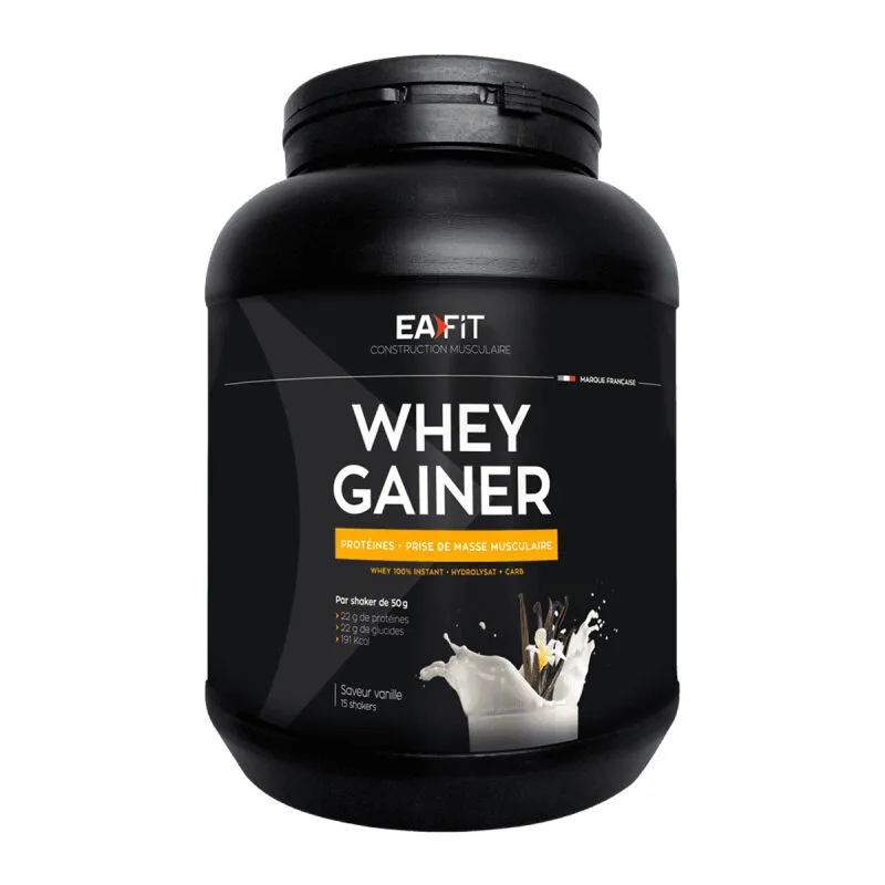EAFIT Whey Gainer vanille pot de 750 g