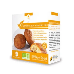 MOELLEUX aux Amandes Bio sans gluten - Boite de 10 Moelleux