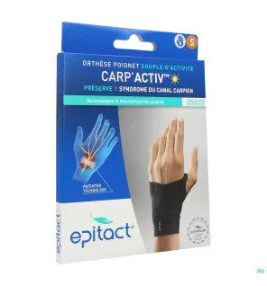 EPITACT Carp'Activ Orthese de poignet souple d'activite DROIT taille S