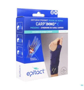EPITACT Carp'Immo Orthese de poignet rigide de repos DROITE taille M