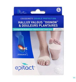EPITACT Coussinets plantaires double protection taille L (42/45) B/2