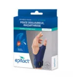 EPITACT Orthese de pouce de nuit thermoformable rigide main DROITE taille M