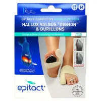 EPITACT Orthese double Epithelium Flex+ Hallux Valgus taille M pied DROIT