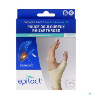 EPITACT Orthese de pouce souple d'activite GAUCHE taille S
