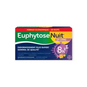 EuphytoseNuit LP 1,9 mg boite de 30 comprimes