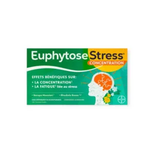 EuphytoseStress Concentration boite de 30 comprimes