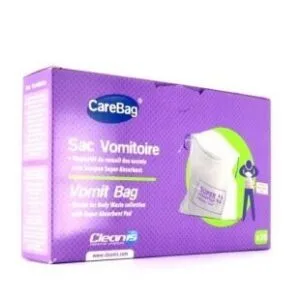 CareBag Sac vomitoire avec tampon absorbant - Boîte de 20