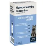 BIOCANINA Fiprocat Combo spot-on chats et furets, 3 pipettes de 0,50 ml
