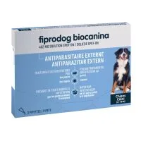 BIOCANINA Fiprodog 402 mg très grands chiens spot-on, 3 pipettes