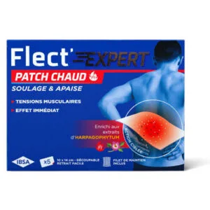 IBSA Flect'Expert Patch Chaud 5 patchs 10x14 cm