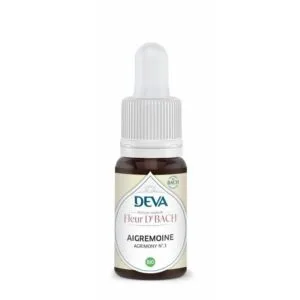 Deva Fleur de Bach Aigremoine - Agrimony n°1 Bio - compte-gouttes 15 ml