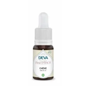 Deva Fleur de Bach Chene - Oak n°22 Bio - compte-gouttes 15 ml