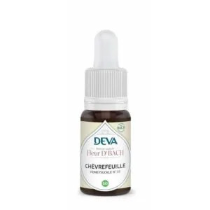 Deva Fleur de Bach Chevrefeuille - Honeysuckle n°16 Bio - compte-gouttes 15 ml