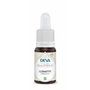 Deva Fleur de Bach Clematite - Clematis n°9 Bio - compte-gouttes 15 ml