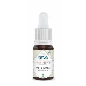 Deva Fleur de Bach Folle Avoine - Wild Oat n°36 Bio - compte-gouttes 15 ml