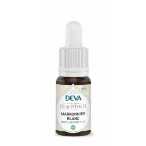 Deva Fleur de Bach Marronnier Blanc - White Chestnut n°35 Bio - compte-gouttes 15 ml