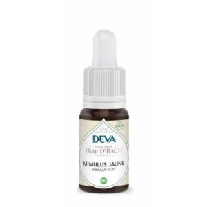 Deva Fleur de Bach Mimulus Jaune - Mimulus n°20 Bio - compte-gouttes 15 ml
