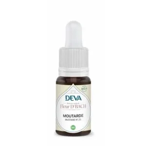 Deva Fleur de Bach Moutarde - Mustard n°21 Bio - compte-gouttes 15 ml