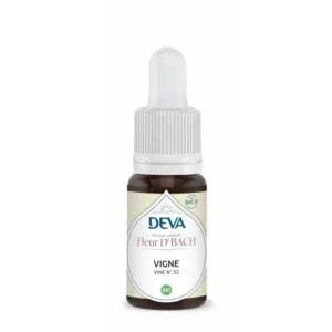 Deva Fleur de Bach Vigne - Vine n°32 Bio - compte-gouttes 15 ml