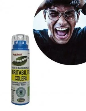 Kosmeo Fleurs de Bach Complexe Irritabilite et colere Bio - 120 granules