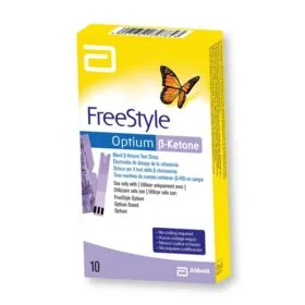 FreeStyle Optium β-cétones — Électrodes, boîte de 10